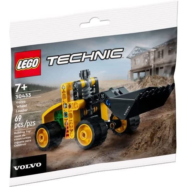 Lego Technic 30433 ที่ได้รับอนุญาต Volvo Wheel Loader ของขวัญของเล่นเลโก้ดั้งเดิม