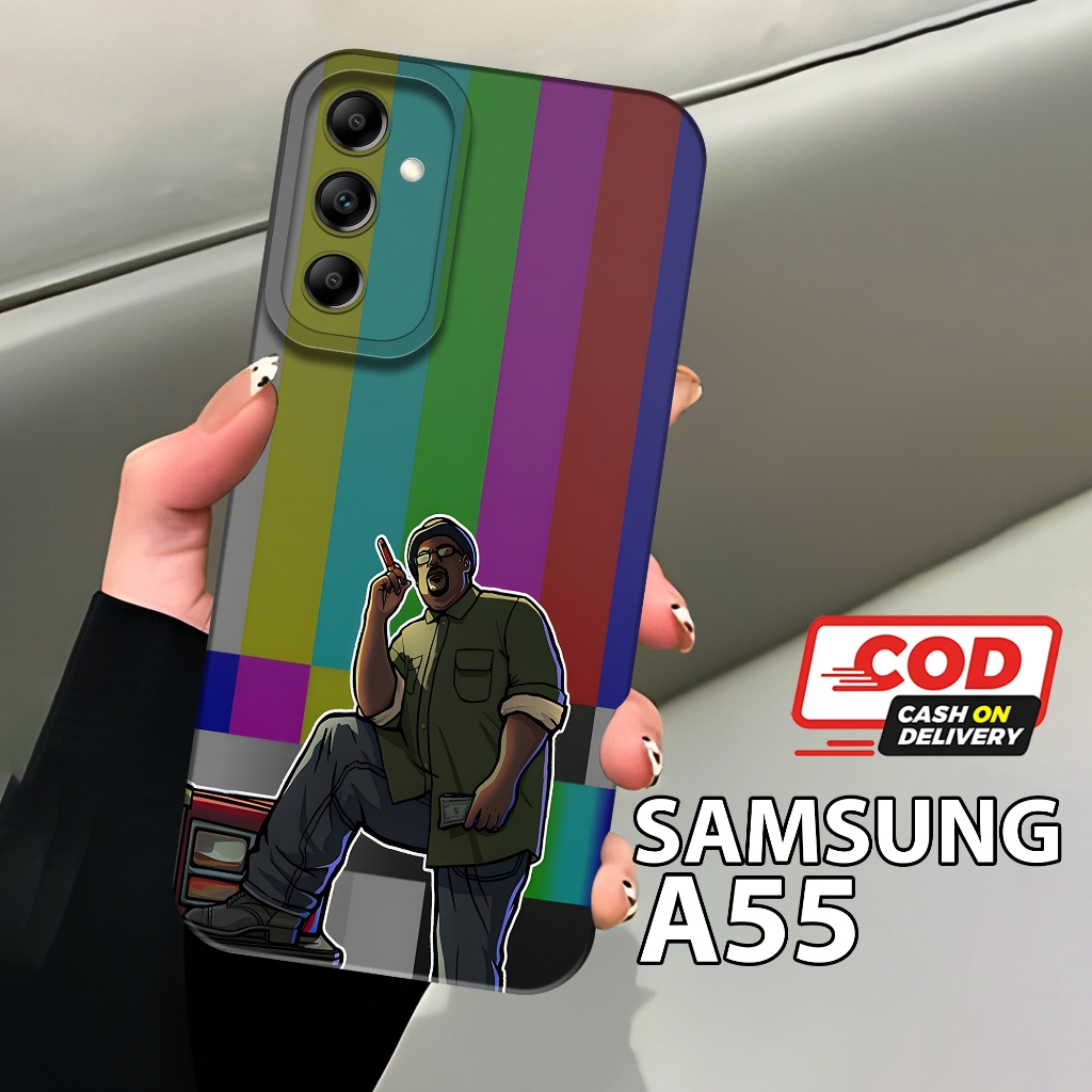 Softcase SAMSUNG A55,A14,A15,A24,A25,A34,A54,A04S,A05S แฟชั่นล่าสุด GTA SA เคส Anti Slip {PA55} Cool