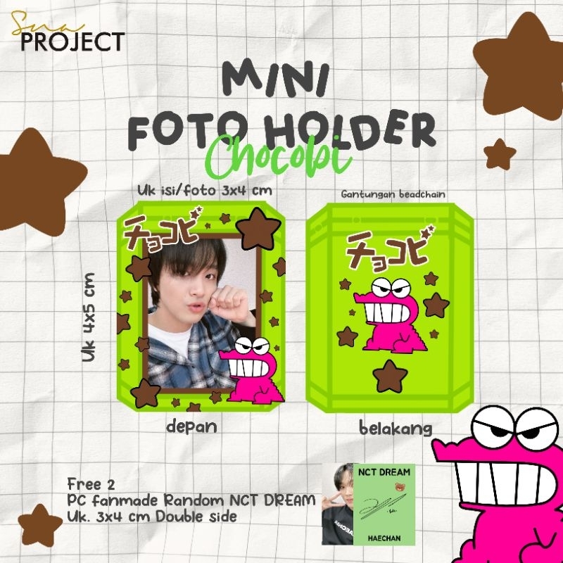 Mini PHOTO ID HOLDER CHOCOBI