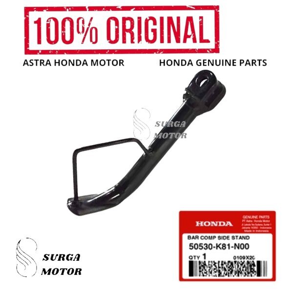 ขาตั้งข้างมาตรฐาน Bar Comp ขาตั้งข้าง Jagrak Standard Honda Beat K81. HONDA AHM ดั้งเดิม 50530-K81-N