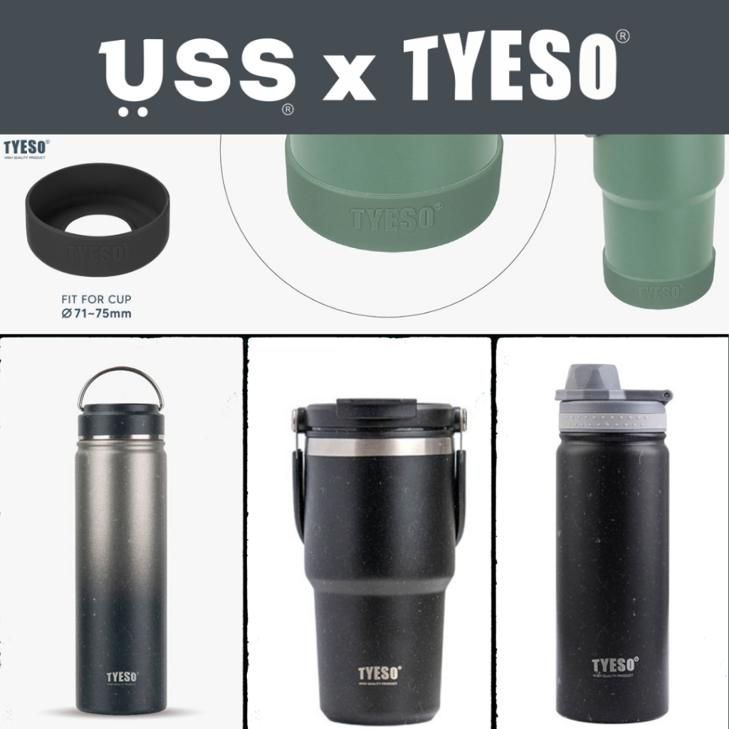 USS x Tyeso อุปกรณ์เสริมยางกันลื่นสําหรับ 3 Tumbler รุ่น TS-8828/TS-8827/TS-8826 - TS-8853/TS-8852 -