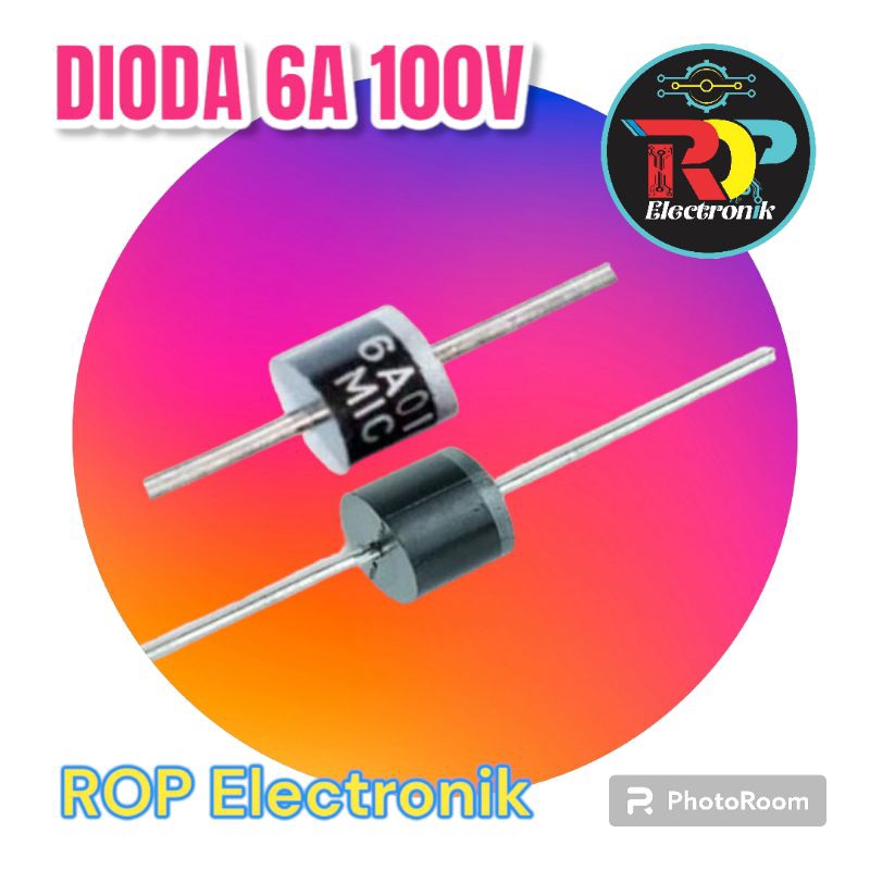 ไดโอดวงจรเรียงกระแส MIC IN6A01 6A10 6 Ampere 6A 10 01 6A 100V
