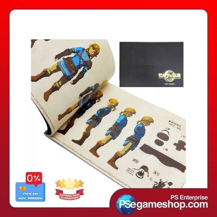 หนังสือศิลปะ the Legend of Zelda Tears of the Kingdom Art Book/ArtBook Zelda TOTK