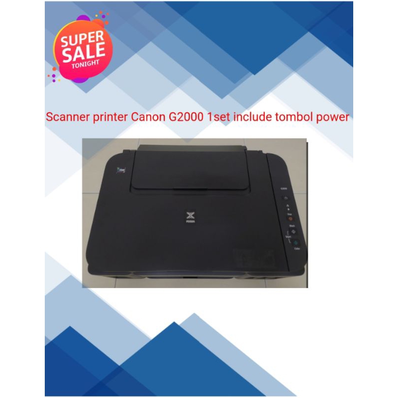 เครื่องสแกนหน่วยเครื่องพิมพ์ Canon G2000