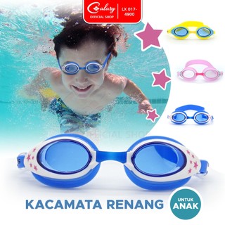 CALARY Kacamata Renang Anak Kids Anti Fog Nyaman Dipakai Swimming Goggles LX 017-4900