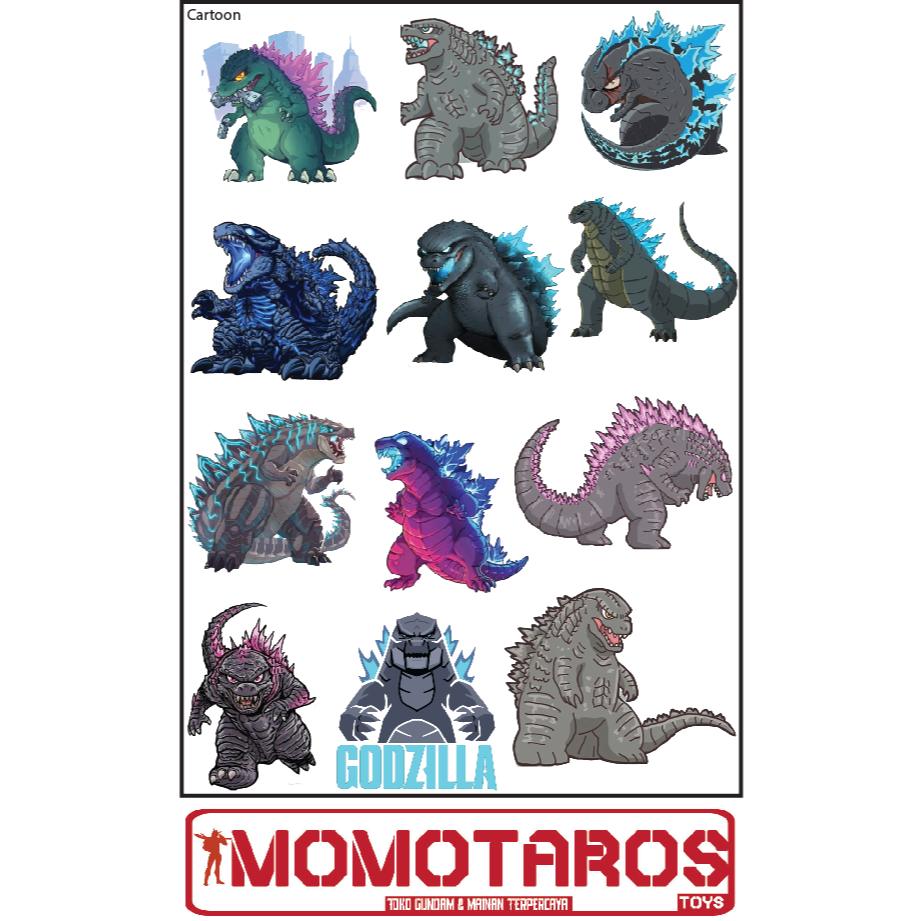 Godzilla vs Kong สติ๊กเกอร์กันน้ําแบบใส 1 ชิ้น