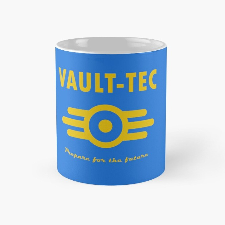 แก้วมัค แก้วมัค | กระสวยอุปสรรค | ของขวัญ |โลโก้ Fallout 4 Vault-Tec