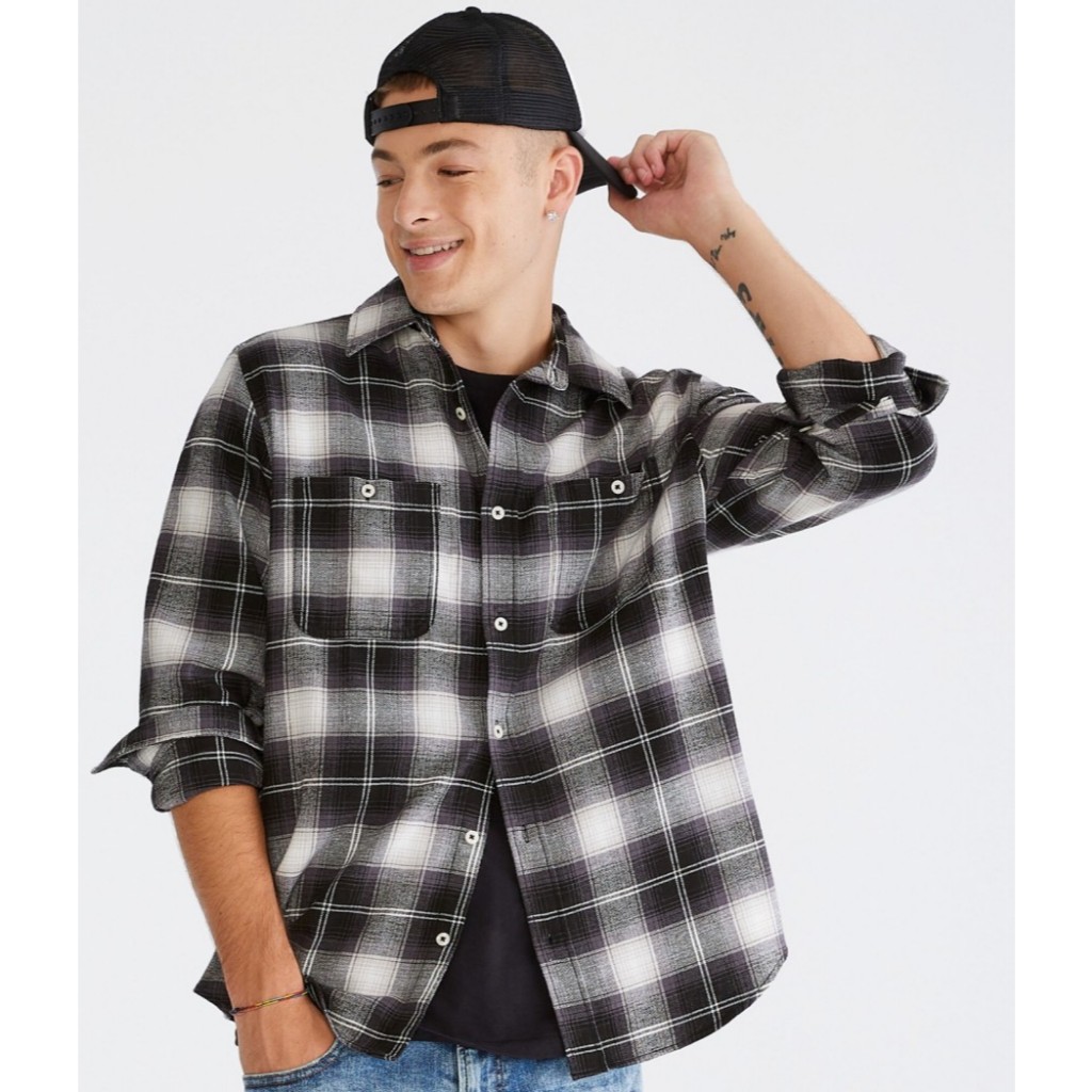 KEMEJA Original Mens Flannel Shirt - Branded Mens Flannel Shirt A01
