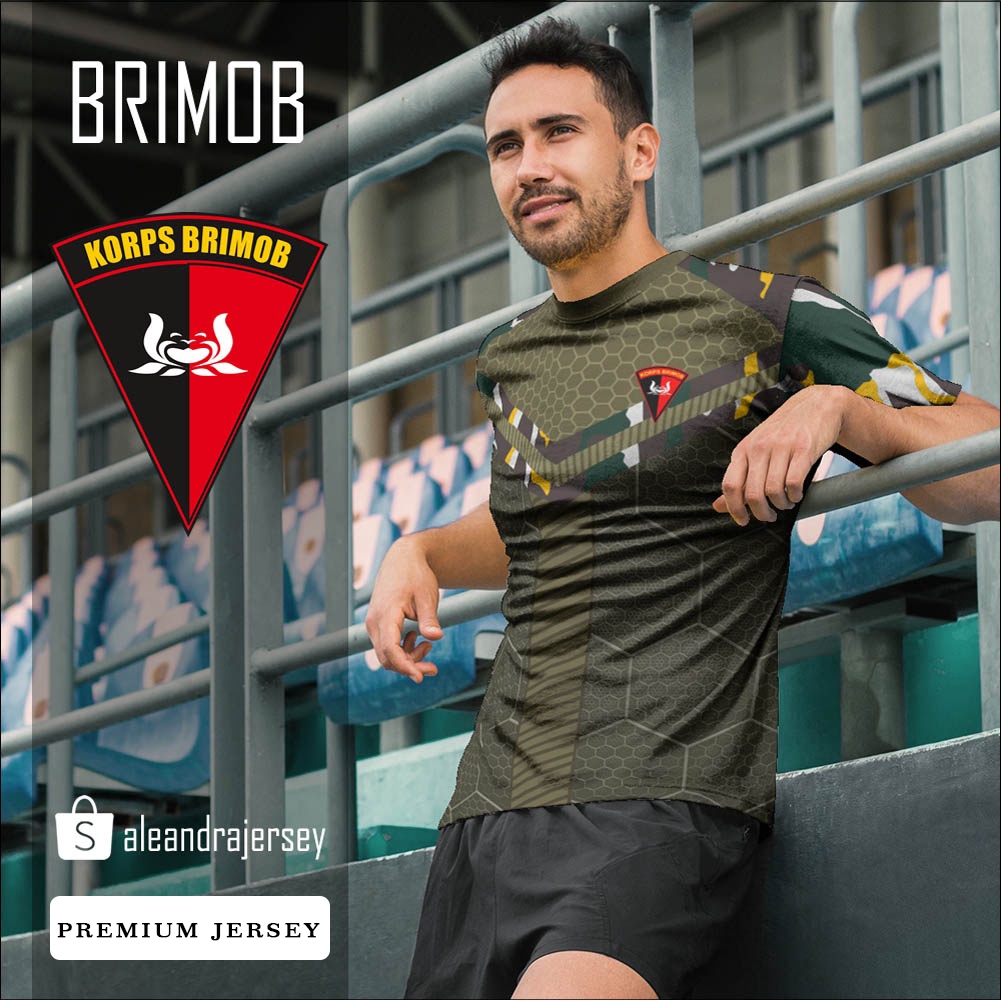Brimob 38 Jersey T-Shirt Full Printing Custom Premium