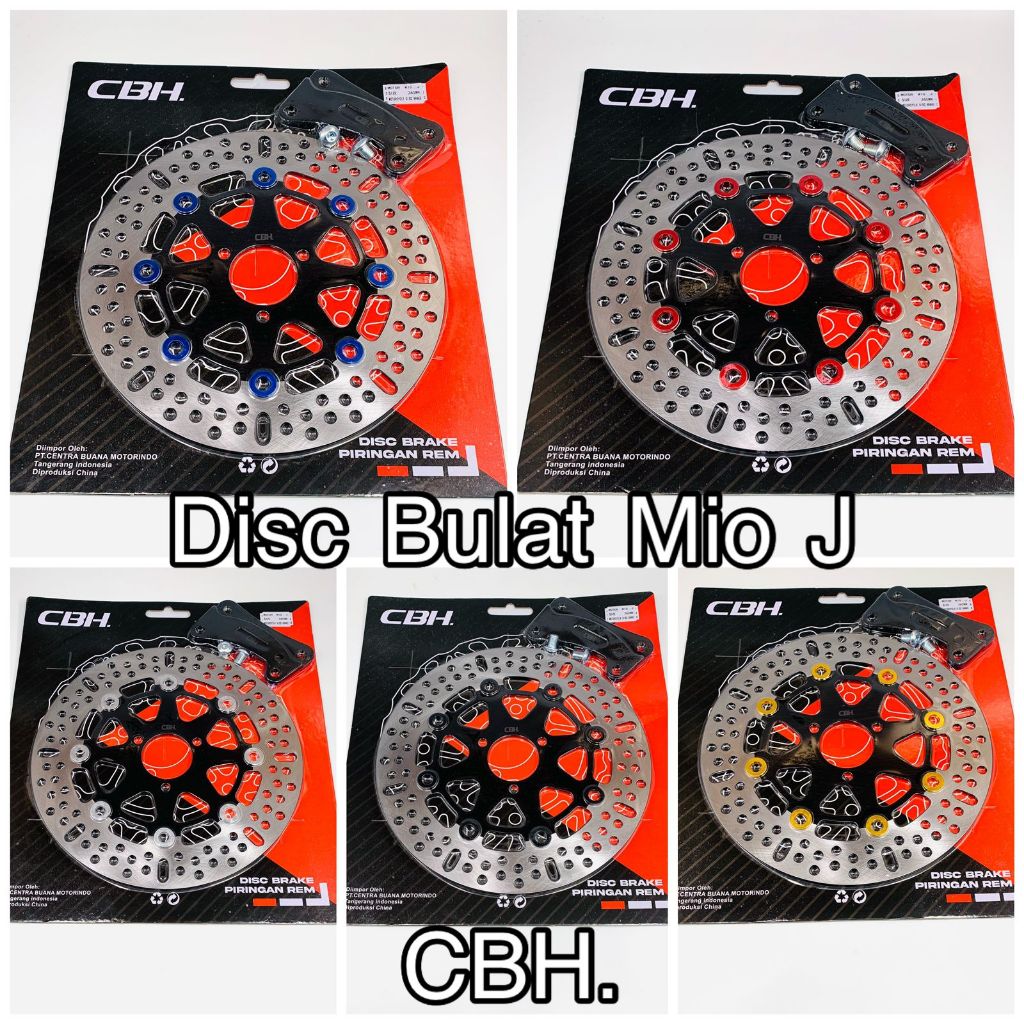 CBH ดิสก์เบรก Mio J ดิสก์เบรกหน้า 3 หลุม 260 มม. Plus Pnp Bracket รุ่นดิสก์เบรกกลม
