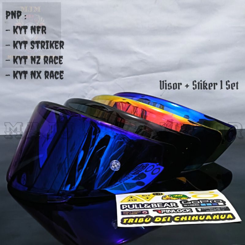 Kyt NFR Glass / กระบังหน้าแบน Pnp KYT Striker NFR NZ Race NX Race / KYT NFR สปอยเลอร์