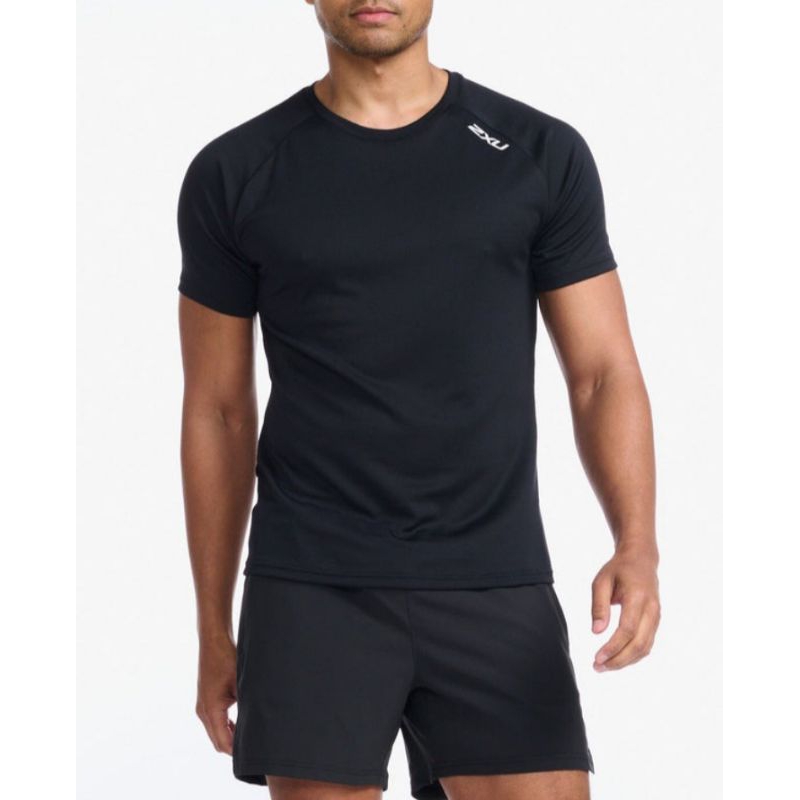 เสื้อยืดวิ่ง 2XU jersey Running Aspire Size M Black Original