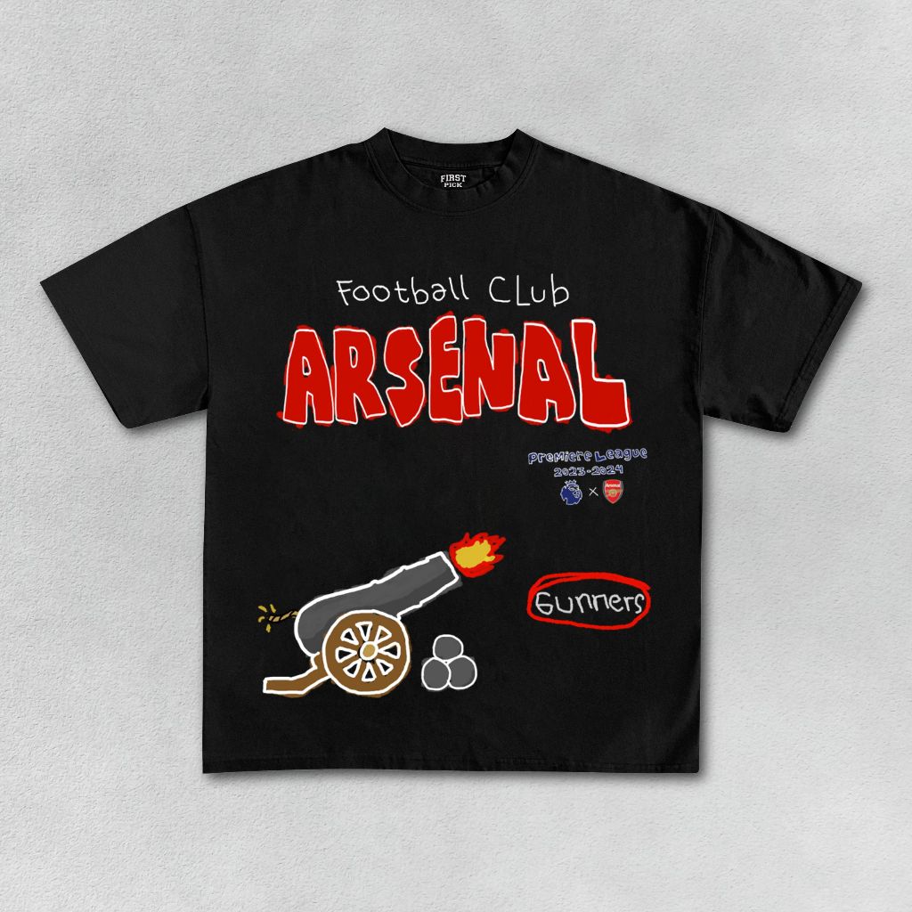 Firstpick Arsenal Premiere League | เสื้อยืด ขนาดใหญ่ ลาย Kaos Distro Premium Combed 20s สําหรับผู้ชาย และผู้หญิง