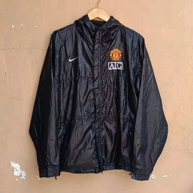 Hitam Nike macheater unites vintage Black Jacket