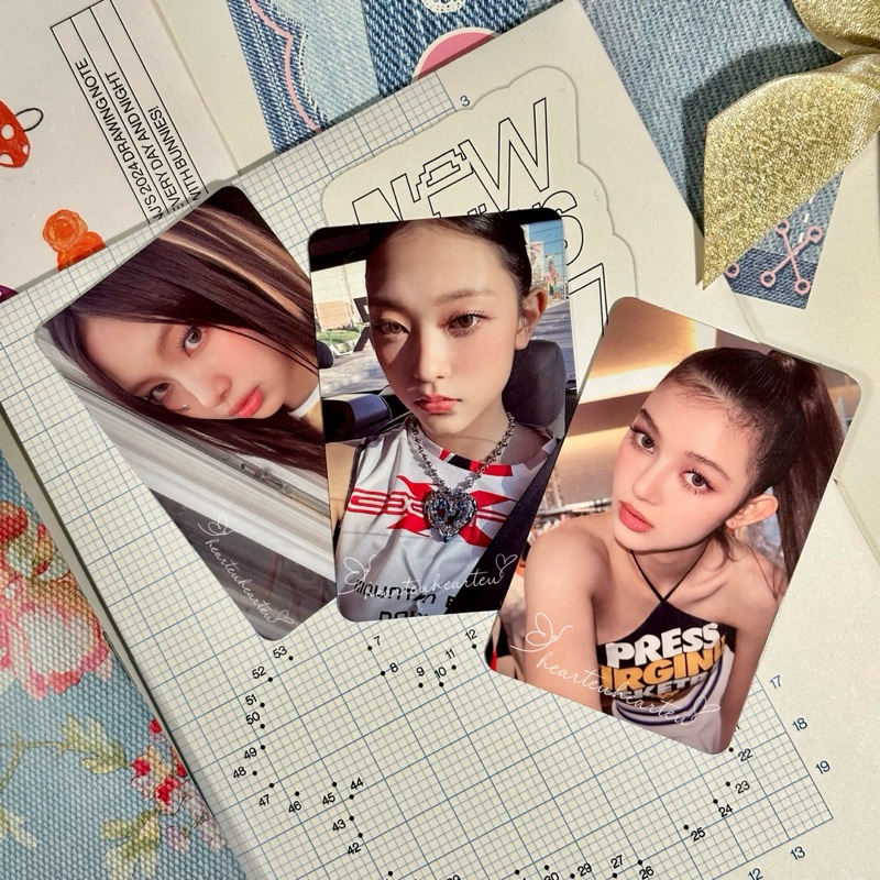 Hearteuhearteu [READY STOCK INA] [OFFICIAL] NJZ / MHDHH / NEWJEANS Kang Haerin, Danielle, Lee Hyein 