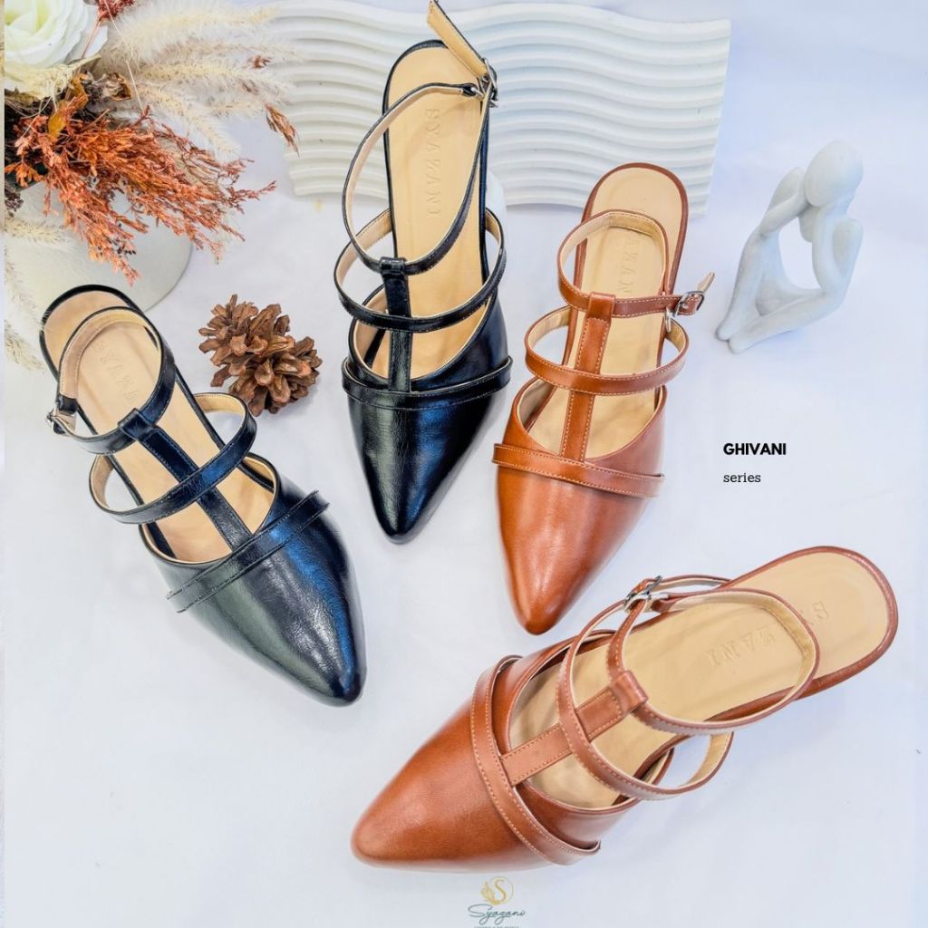 Syazani Ghivani Heels Wedges สําหรับผู้หญิง