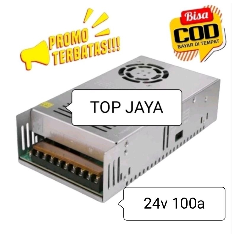 สวิตช์จ่ายไฟ 24V 100A POWER SUPPLY FAN/KIPAS