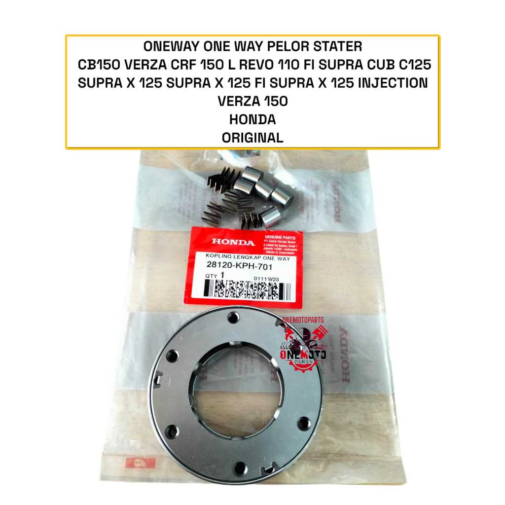 ONEWAY PELOR STATER CB150 VERZA CRF 150 L REVO 110 FI SUPRA X 125 HONDA ORIGINAL 28120-KPH-701