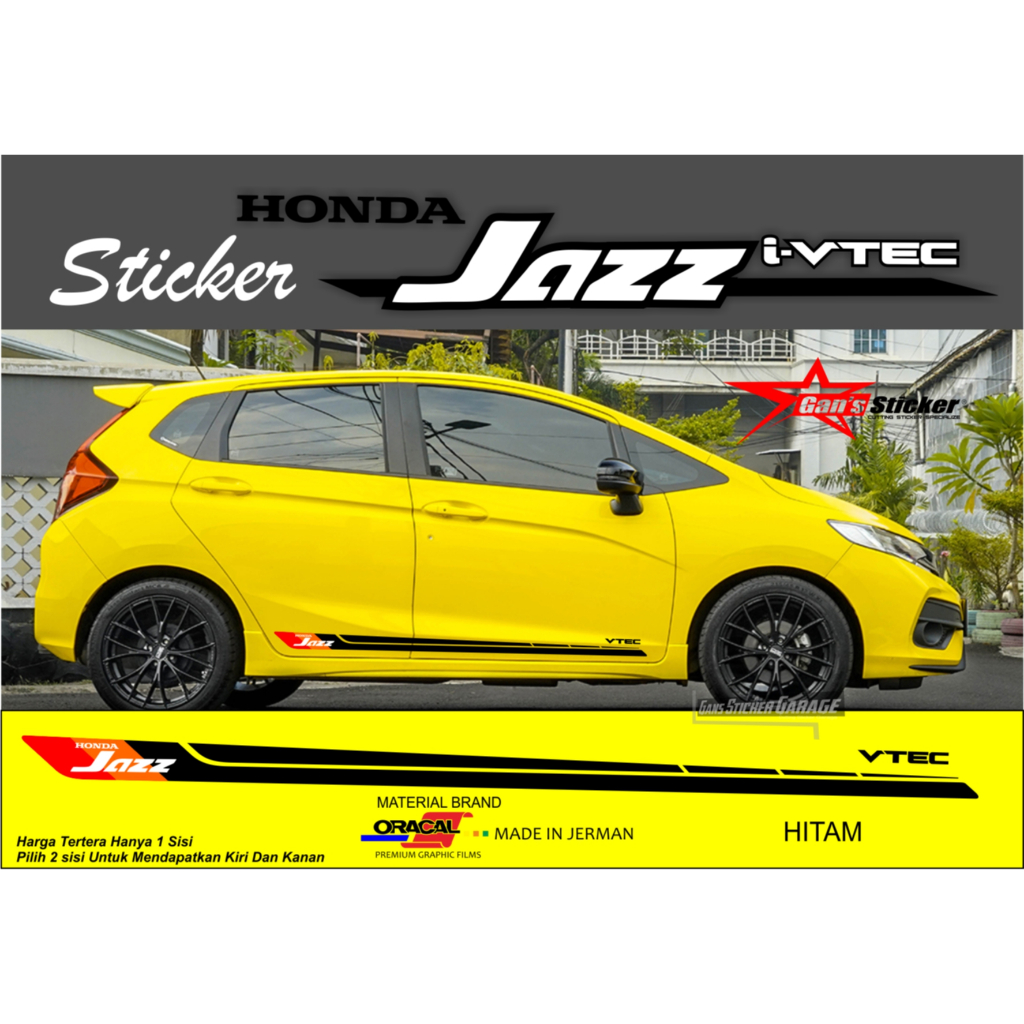 สติ๊กเกอร์ honda jazz rs ใหม่ทั้งหมด honda jazz honda jazz อุปกรณ์เสริม