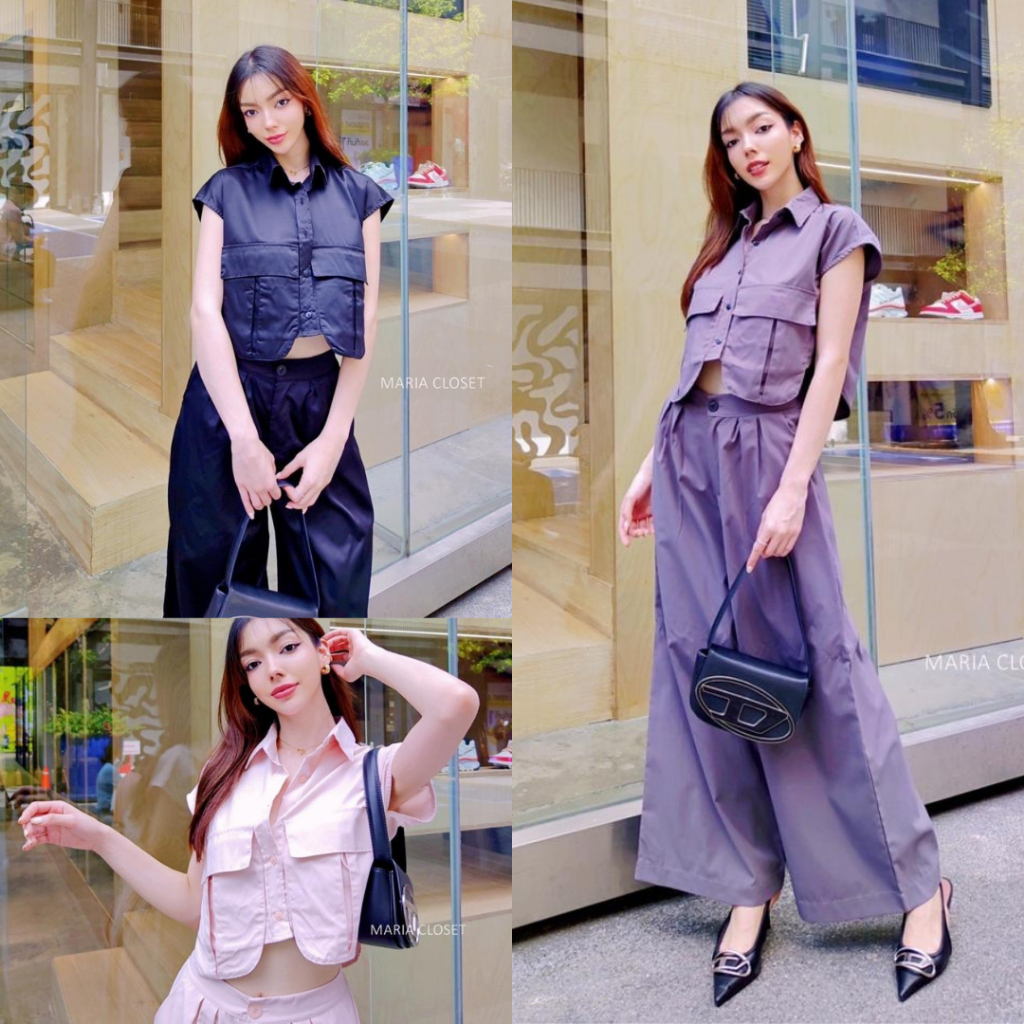 เสื้อสูทแขนสั้นผู้หญิง Maria Closet (MC02)