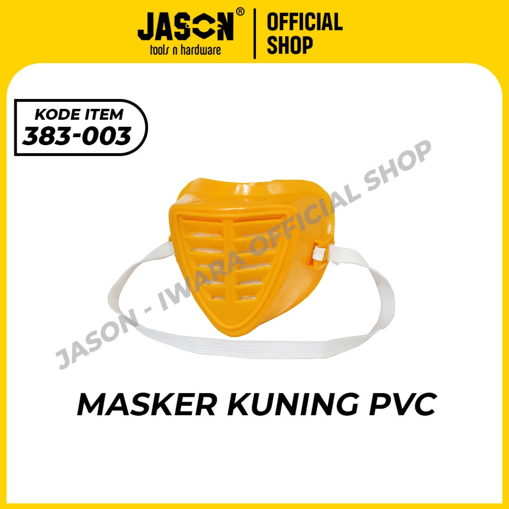 JASON - FILTER DUST MASK FILTER YELLOW PVC MASK GREY VULCAN MASK 83-003