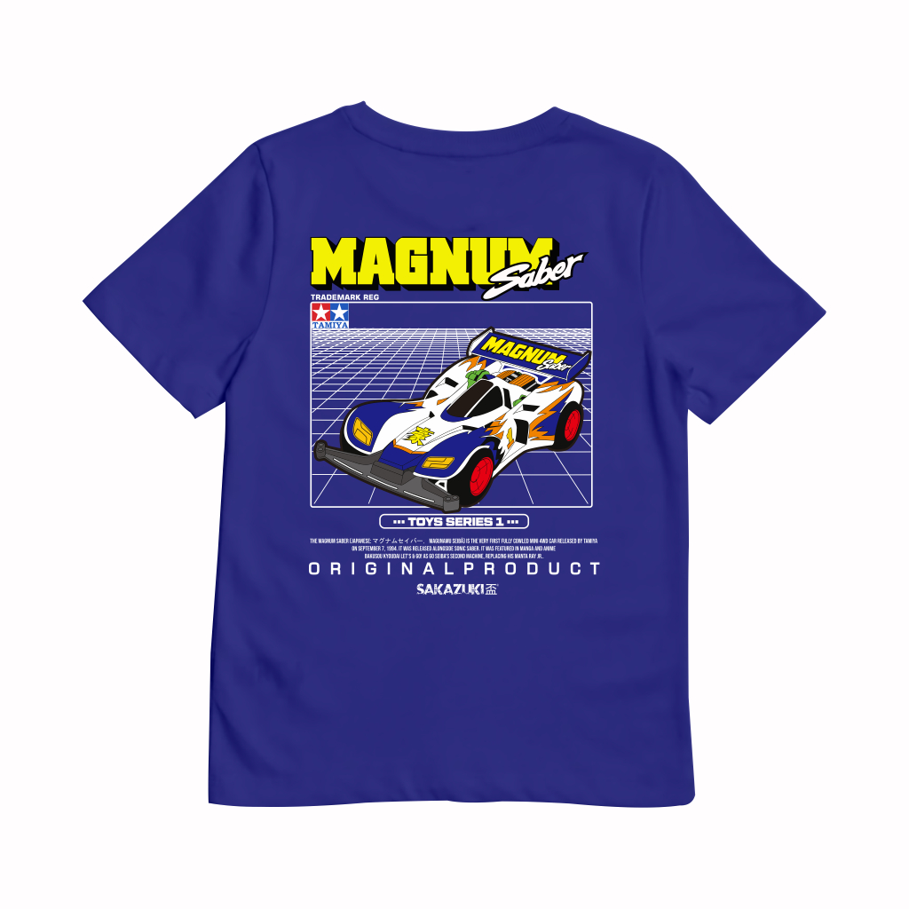 Gilan Baju Kaos T Shirt Distro Anak Gambar Anime TAMIYA MAGNUM SABER Original