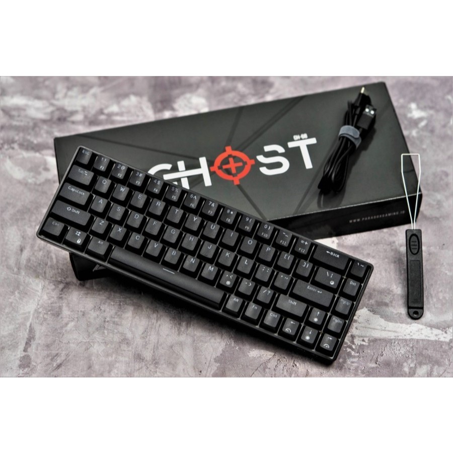 Paradox Gaming Keyboard TKL 68% RGB GHOST IBM68K Black - Blue SW