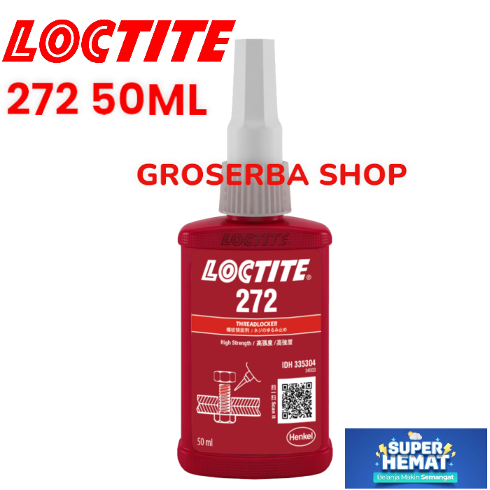 Loctite 272 50ML ORIGINAL กาว - LOCTITE 272 50ML กาววัสดุสกรู