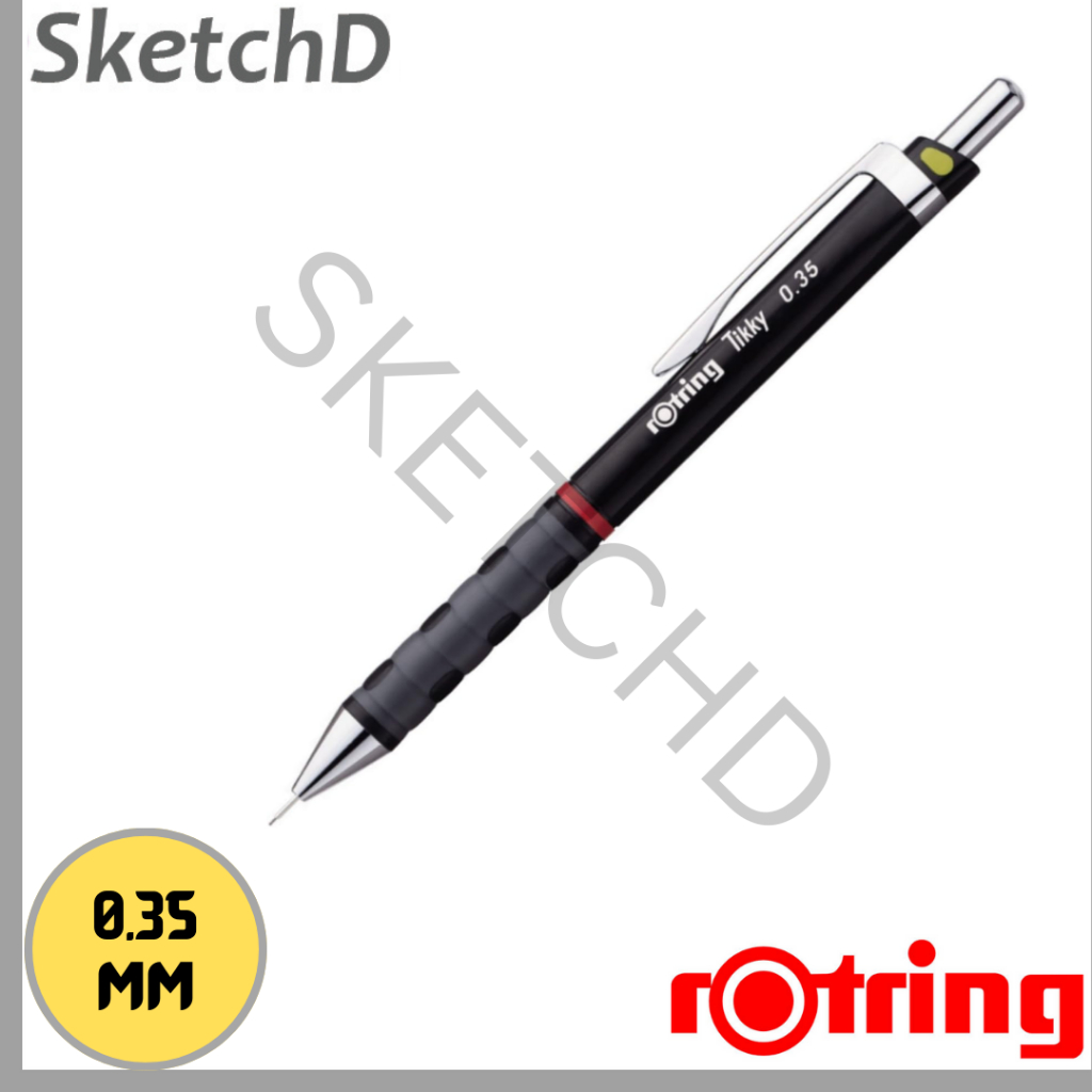 ดินสอกดไส้ Tikky Rotring สีดํา 0.35 0.3