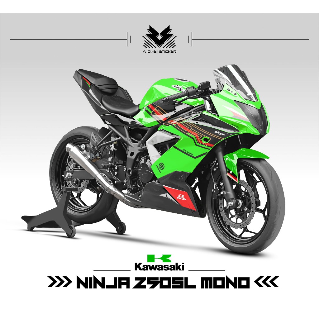 Striping NINJA 250SL MONO MOTIF 2 / สติ๊กเกอร์ / NINJA250RR MONO / 250 / RR MONO / 250RR MONO / DECA