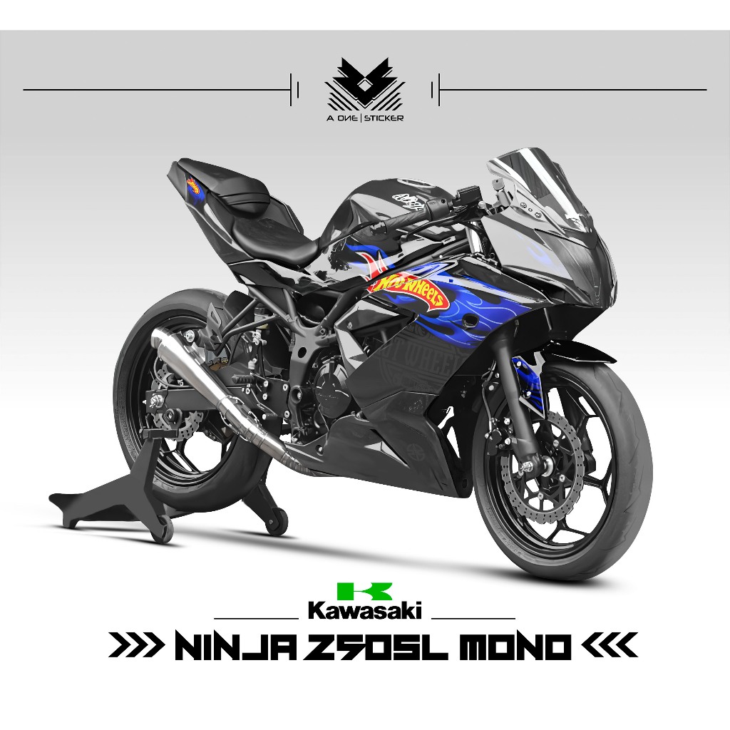 Striping NINJA 250SL MONO MOTIF 13/STICKER/NINJA250RR MONO/250/RR MONO/DECAL/SEMIFULL/STICKER/Variat