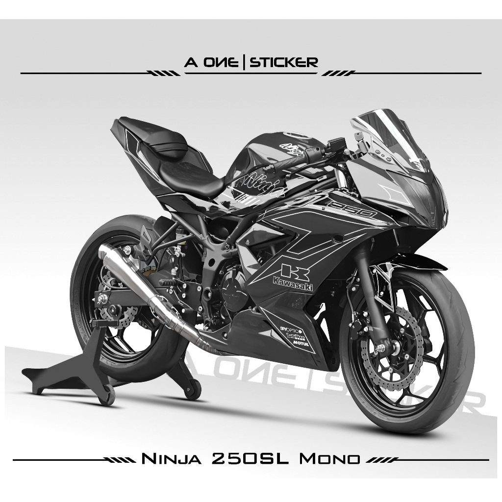 Striping NINJA 250SL MONO MOTIF 23 / สติ๊กเกอร์ / NINJA250RR MONO / 250 / RR MONO / 250RR MONO / DEC