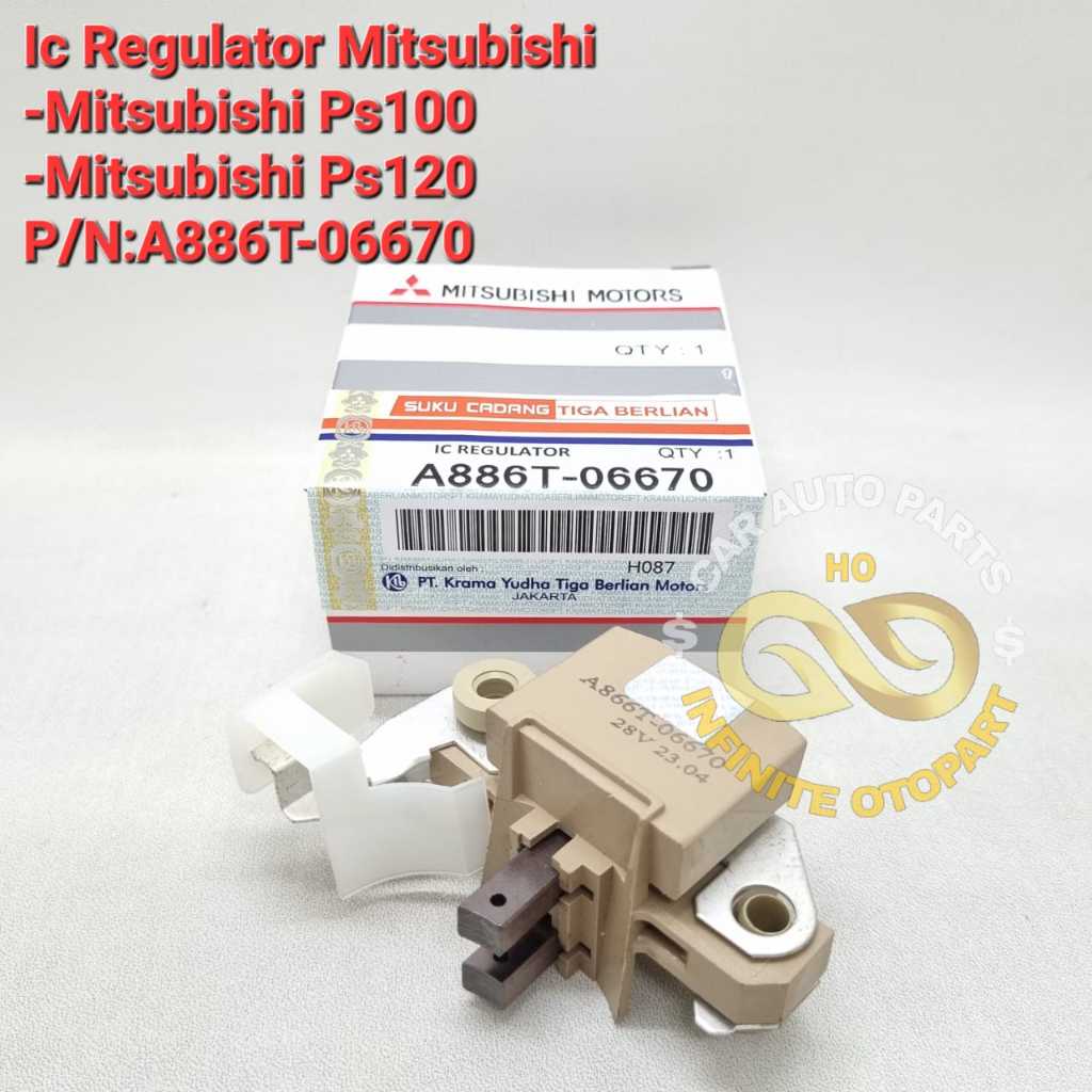 IC REGULATOR IC ALTERNATOR MITSUBISHI PS100 PS120 100 120 PS รับประกันเดิม A866T-06670