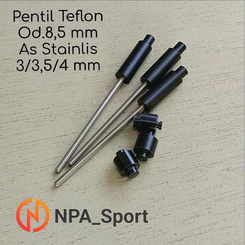 วาล์วเทฟลอน od.8.5mm แบน (As.3/3.5/4mm)