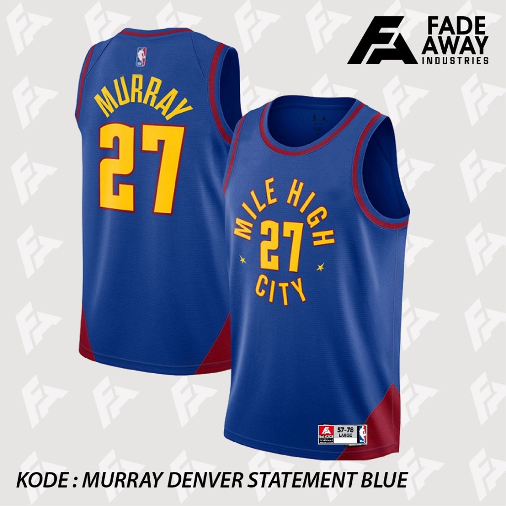 เสื้อบาสเก็ตบอล Nba JAMAL MURRAY 27 DENVER NUGGETS