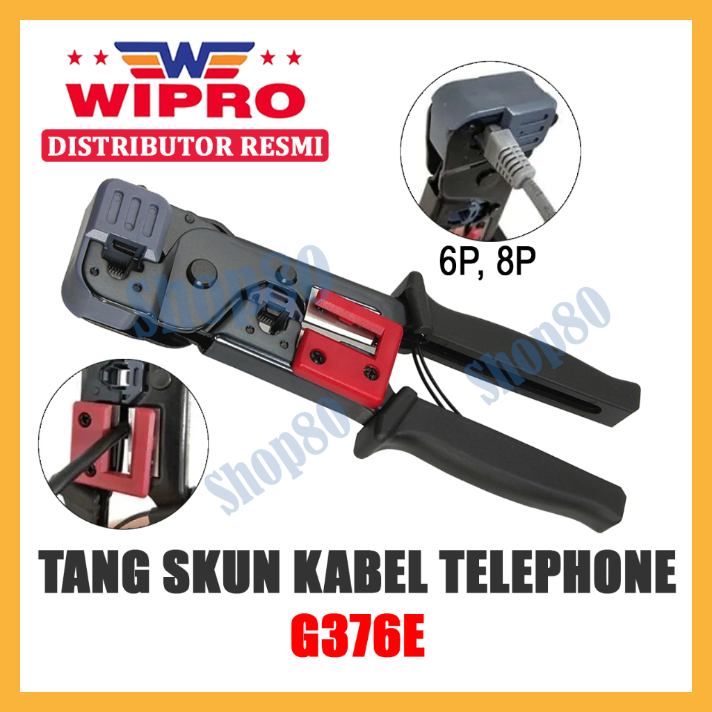 Wipro CRIMPING Tool CRIMPING คีมสายโทรศัพท์ Skun คีม 6P 8P