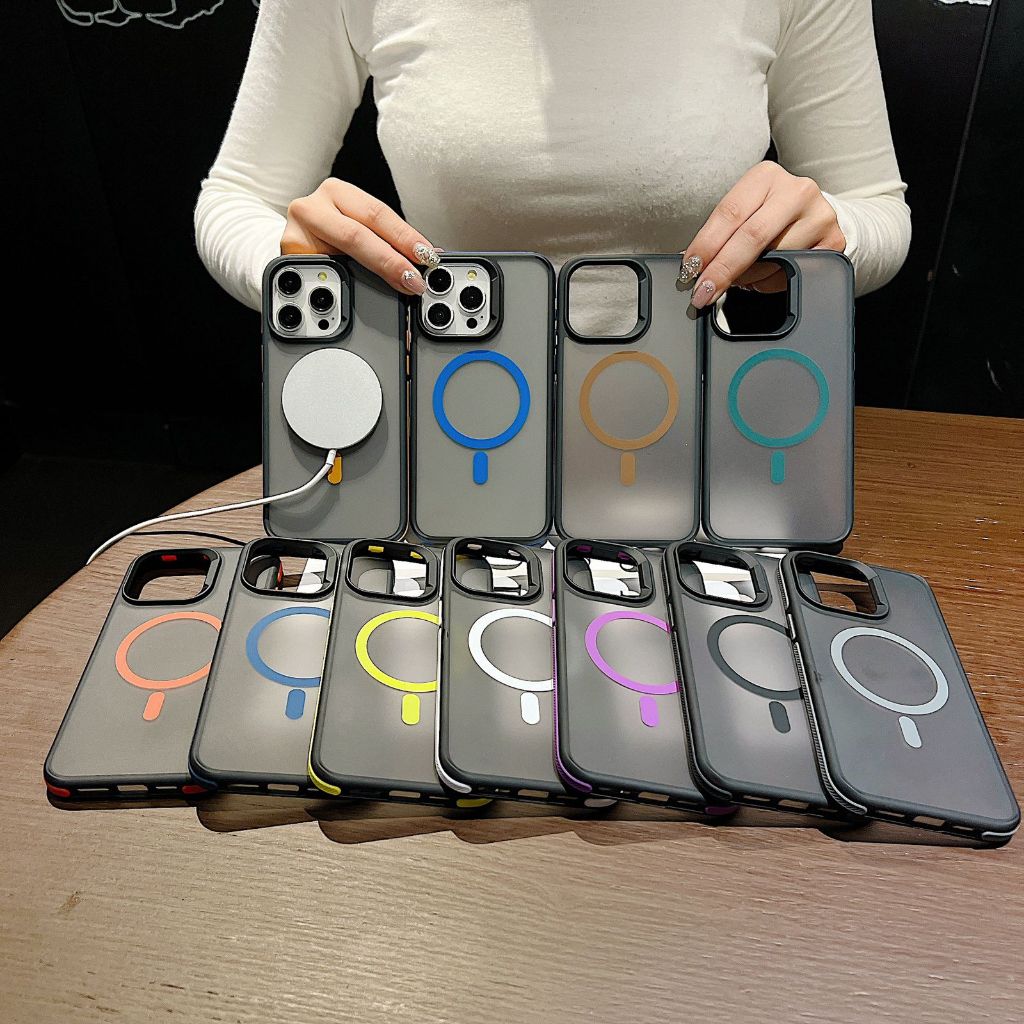 Spigen Iphone 11|12|13|14|15 โปร| โปร MAX| Plus SPIKEN DOVE CASE HYBIRD PREMIUM HARDCASE SOFT MAGNET