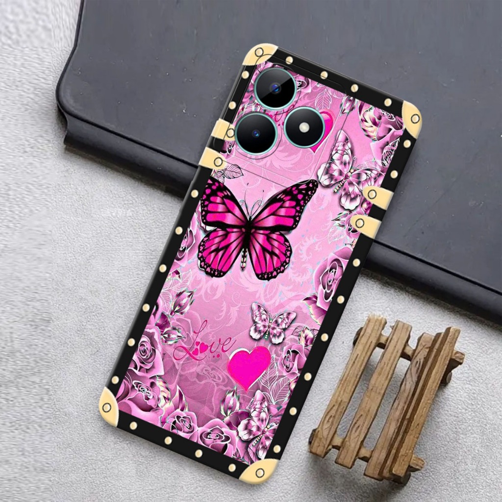 เคส HP Realme Note 50 C51 C53 เคสแฟชั่น Softcase Macaron ปกป้องกล้องปลอกโทรศัพท์มือถือตัวป้องกันโทรศ