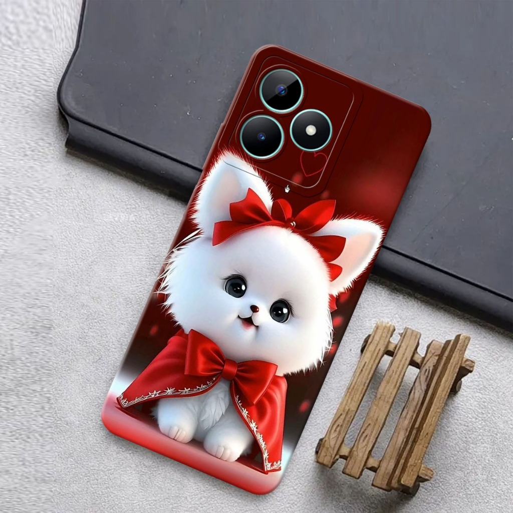 เคส HP Realme Note 50 C51 C53 เคสแฟชั่น Softcase Macaron ปกป้องกล้องปลอกโทรศัพท์มือถือตัวป้องกันโทรศ
