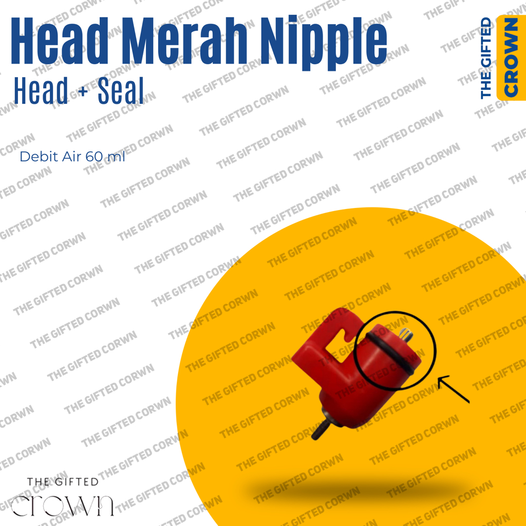 J LOCK/CAPSULE HEAD NIPPLE NIPPLE NIPPLE/SPARE PART CHICKEN DRINKING PLACE 60ML