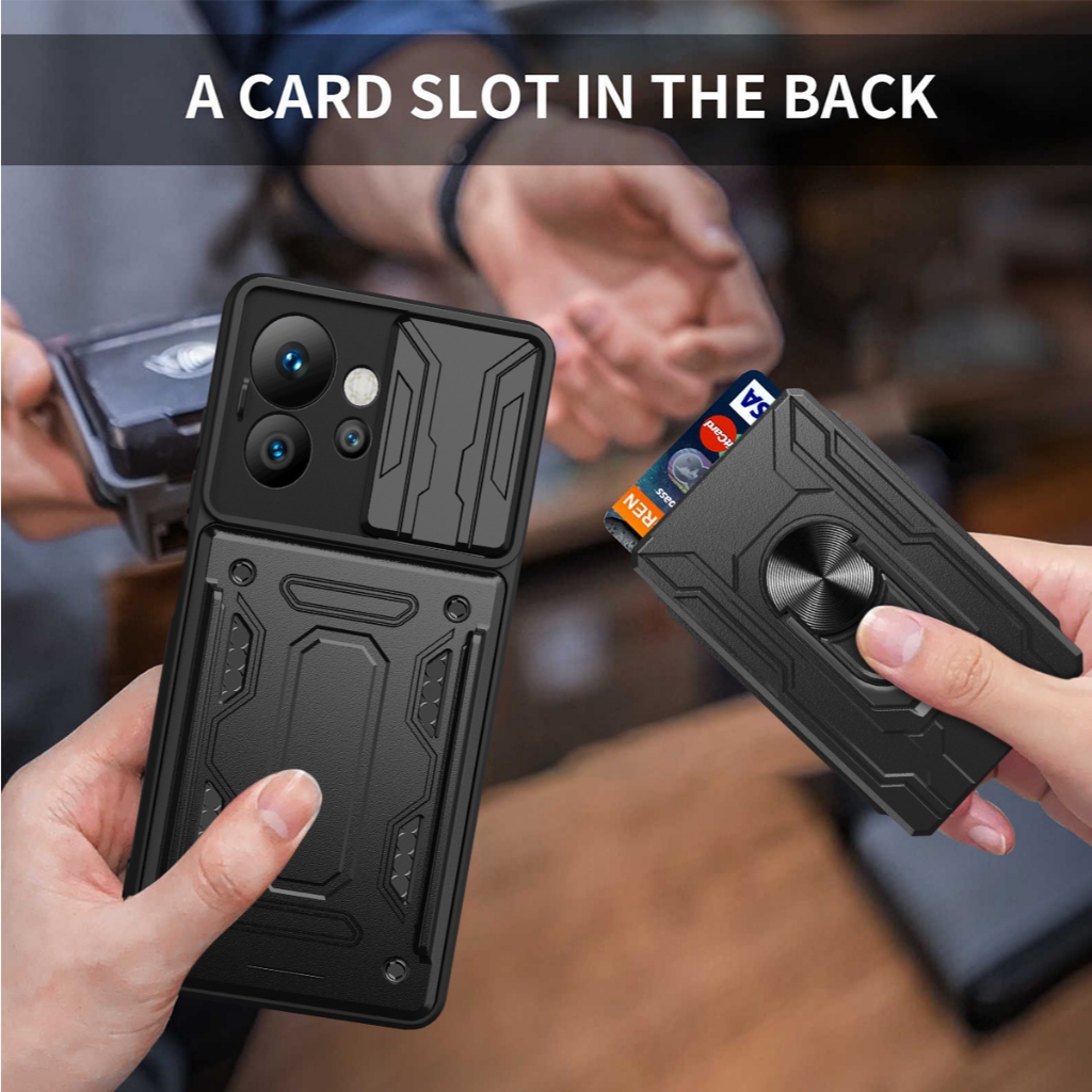 Infinix Zero Ultra - CardX Army Flip Lens Card Armor Case กันกระแทก