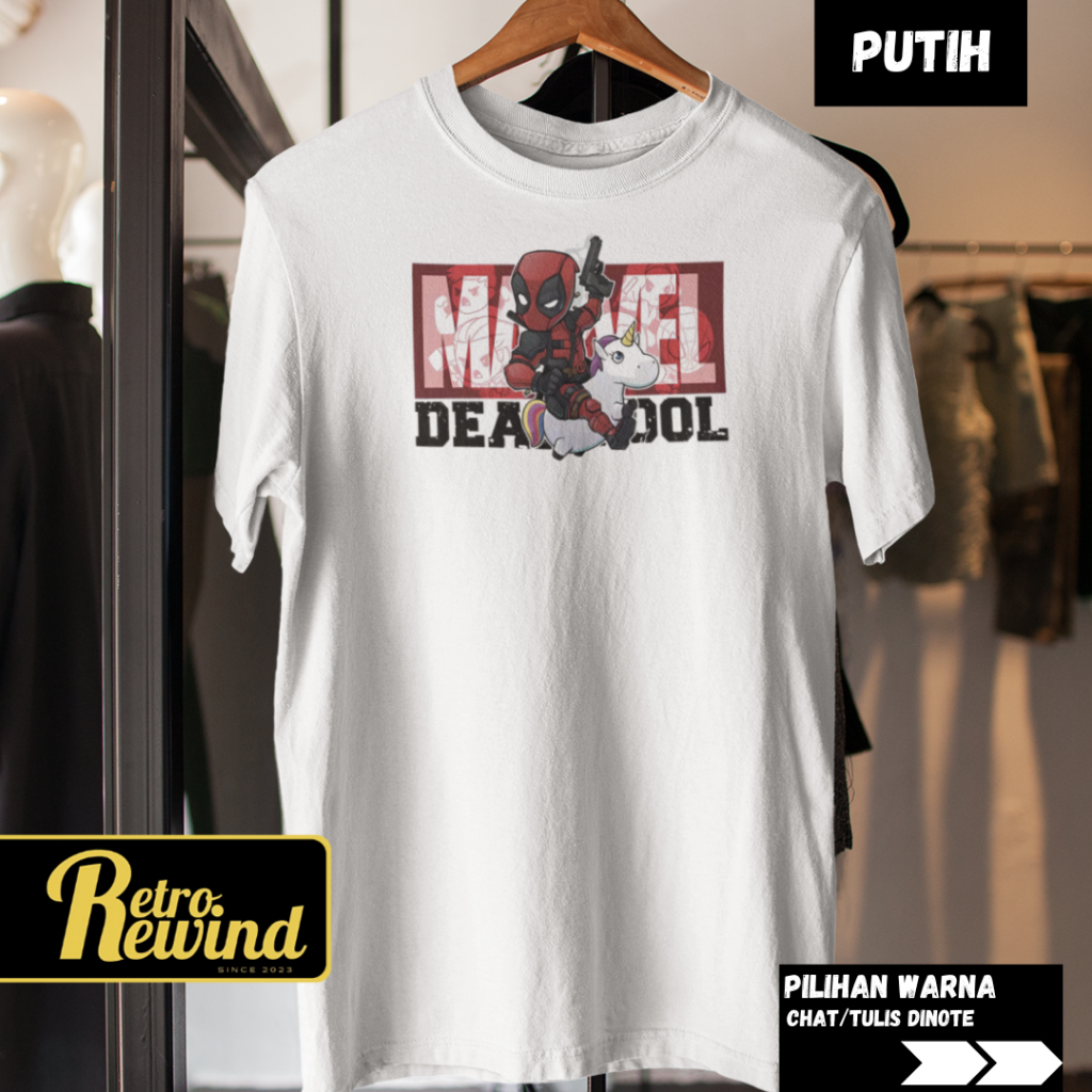 SUPERH3R0 DE4DP00L 2 เสื้อยืดผู้ใหญ่ Size S - 7XL เสื้อยืดขนาดใหญ่จัมโบ้และเด็ก Size XS - XL (อายุ 2