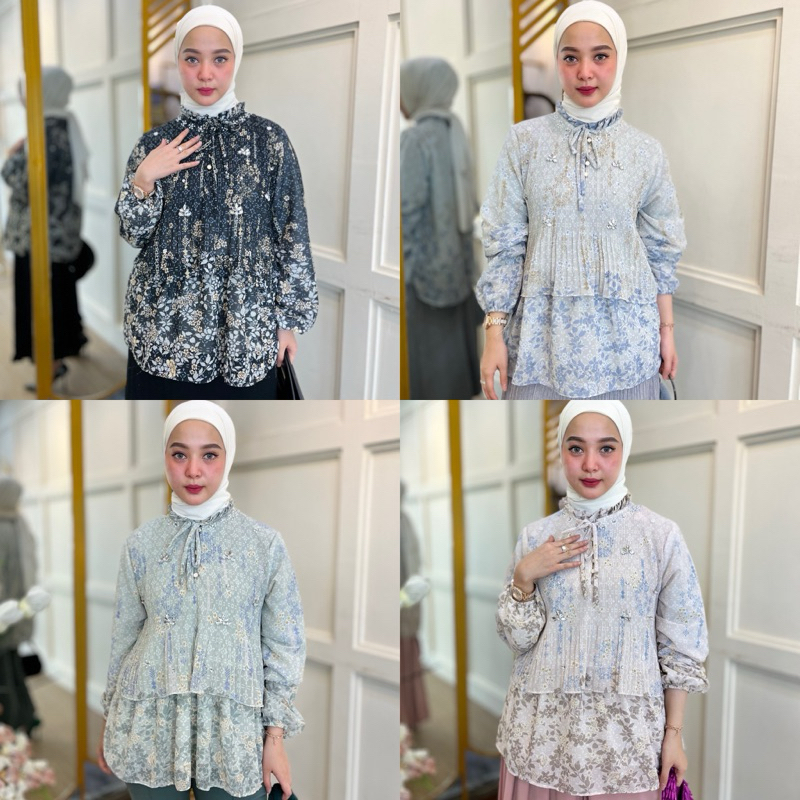 B1395 // B3068 // B3161 // B3162 Plisset Blouse