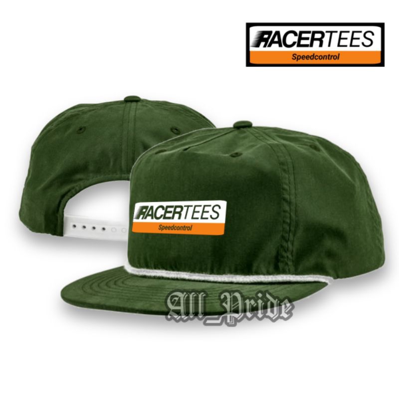 คลาสสิก Racetees ควบคุมความเร็วหมวก Snapback/Classic Oldskool Snapback หมวกหมวกเชือก Racing ผู้ชายผู้หญิง Distro