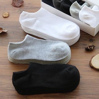 10 Pasang  Kaos Kaki Pria Wanita / Kaos Kaki Pendek Mata Kaki Warna Polos / Ankle Socks Pria Wanita / Kaos Kaki Warna