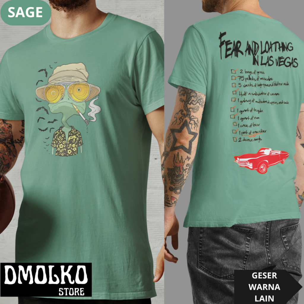 เสื้อยืดภาพยนตร์ Fear And Loathing In Las Vegas 1 | ไซส์ S - 7XL | เสื้อยืดผู้ใหญ่และเสื้อยืดเด็ก | 