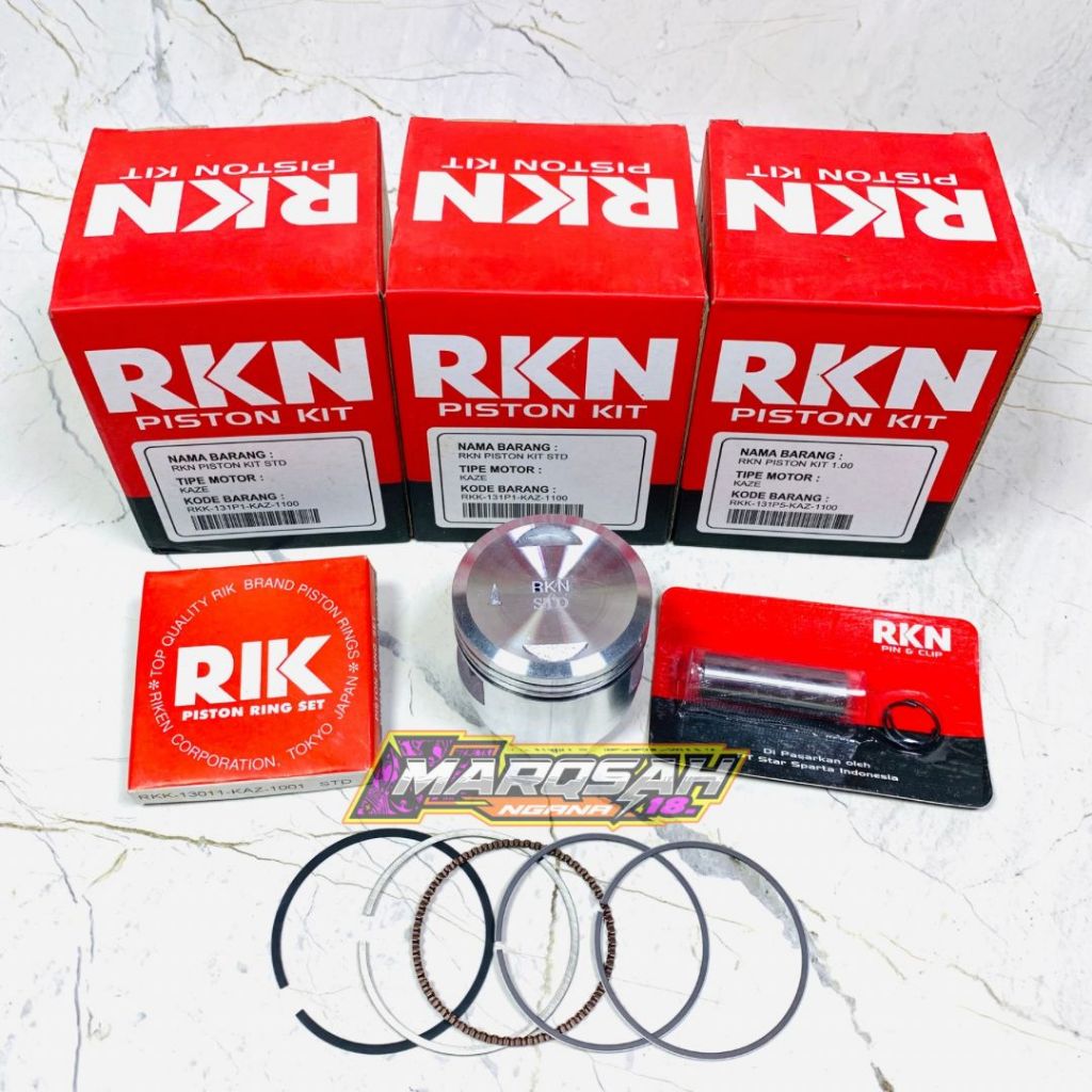 PISTON KAZE PISTON KIT RKN KAZE STD 100 150 200 MARQSAH SHOP RACING