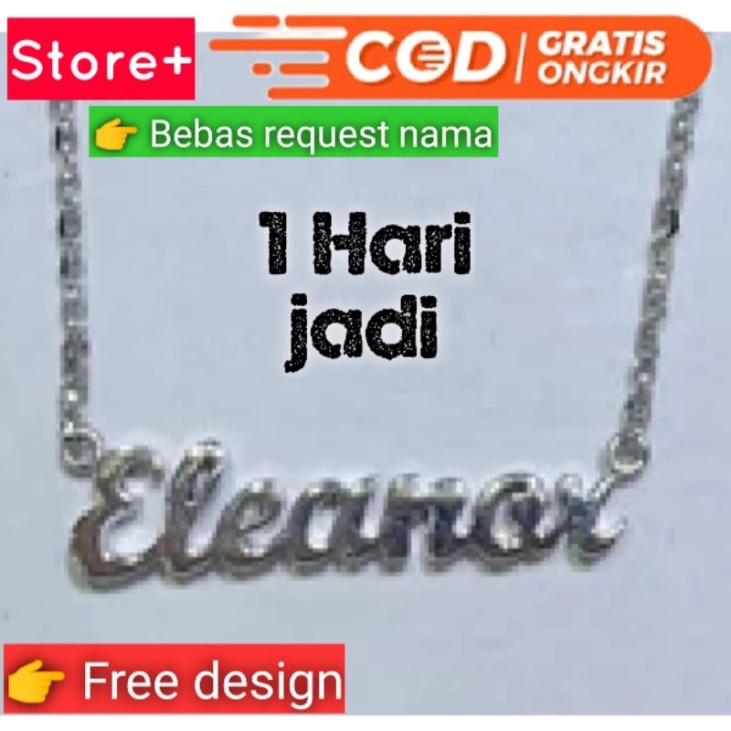 Custom ชื่อสร้อยคอ titanium 316L plain motif ตามภาพ