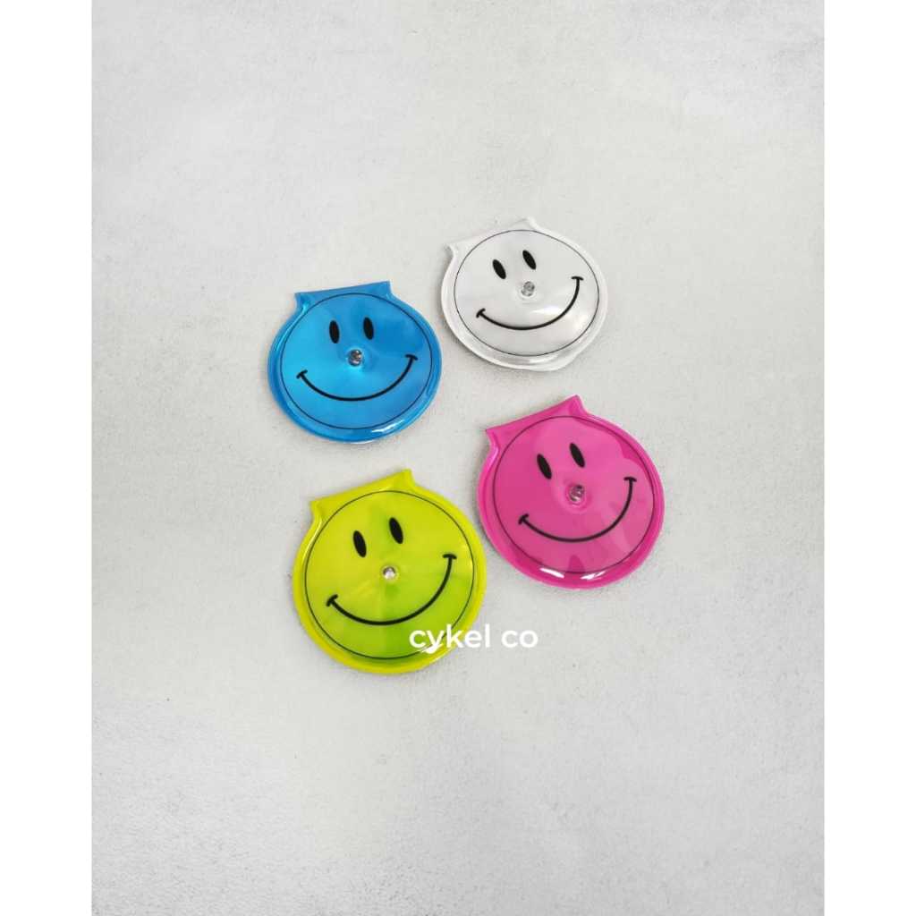 คลิปสะท้อนแสงยิ้มดึงสีน้ําเงิน