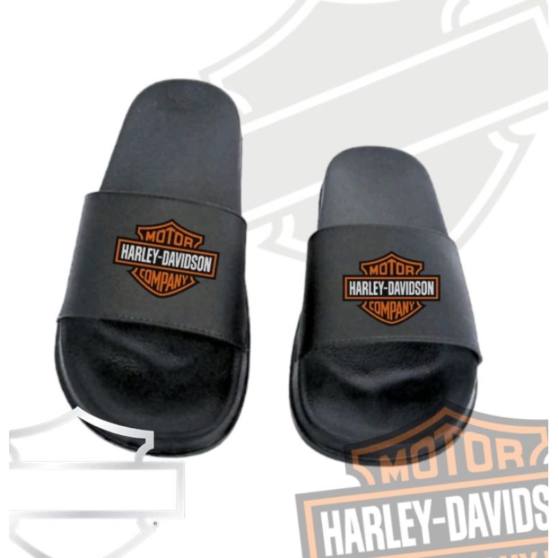 รองเท้าแตะโลโก้ Harley Davidson คุณภาพระดับพรีเมียม